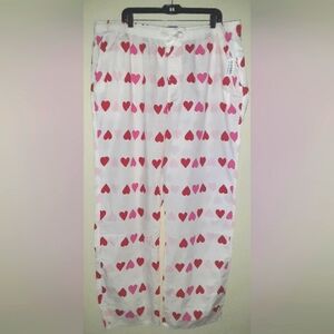 Mens Pajama Heart Pants XXXL Tall NWT